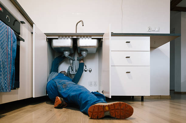 Professional Emergency Plumber technician working in Bancroft, MI